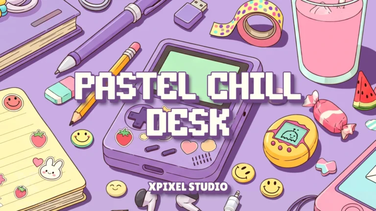 Pastel Chill Desk