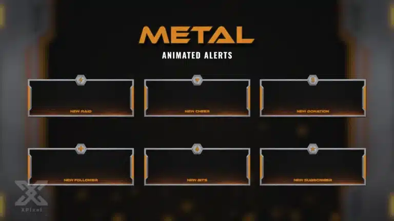 Metal Twitch Alerts