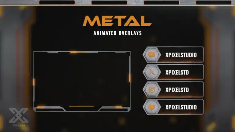 Metal Animated Stream Overlays