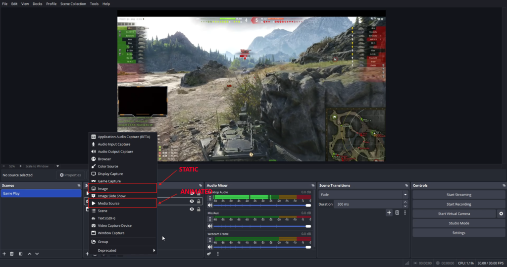 Add Overlay File - Image or Media
