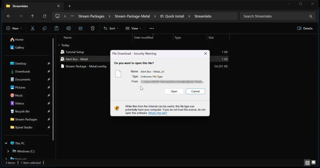 Let it open in your browser